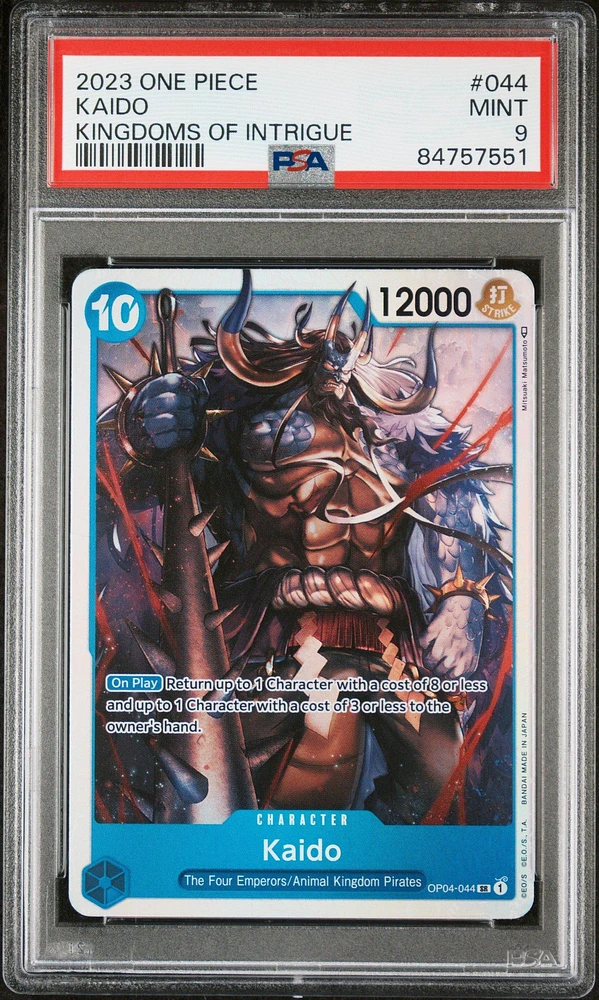 2023 One Piece Kingdoms Of Intrigue 044 Kaido PSA