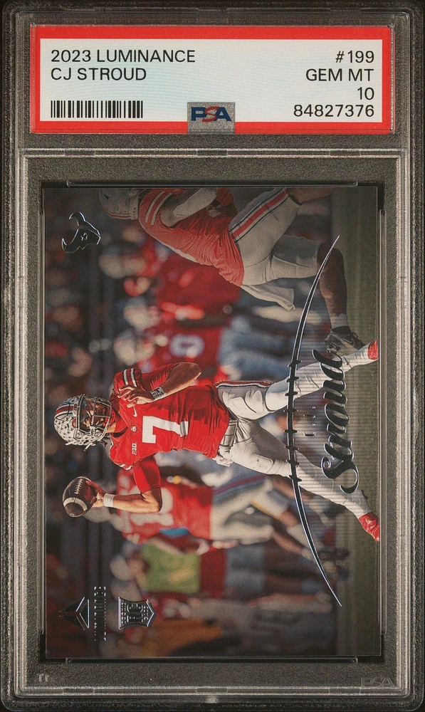 2023 Panini Luminance 199 Cj Stroud PSA 10