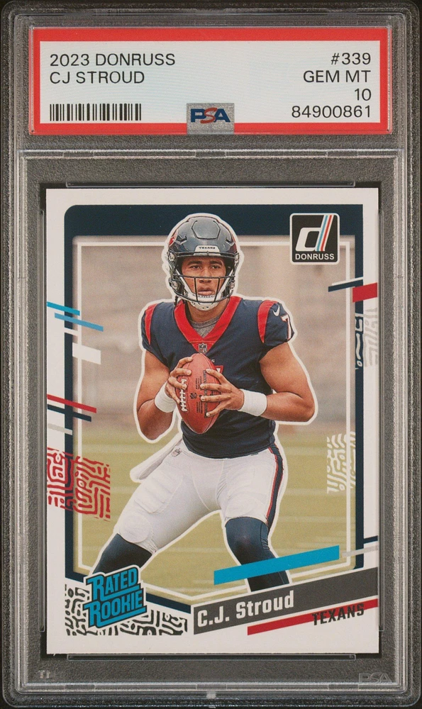 2023 Panini Donruss 339 Cj Stroud PSA