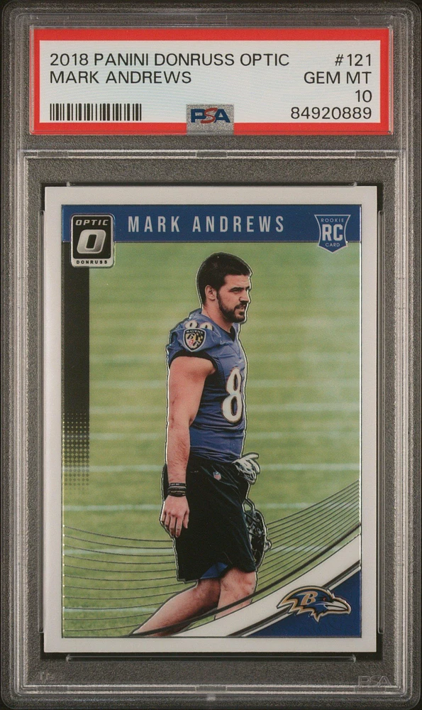 2018 Panini Donruss Optic 121 Mark Andrews PSA 10