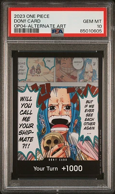 2023 One Piece Kingdoms Of Intrigue Don!! Card Alternate Art PSA 10