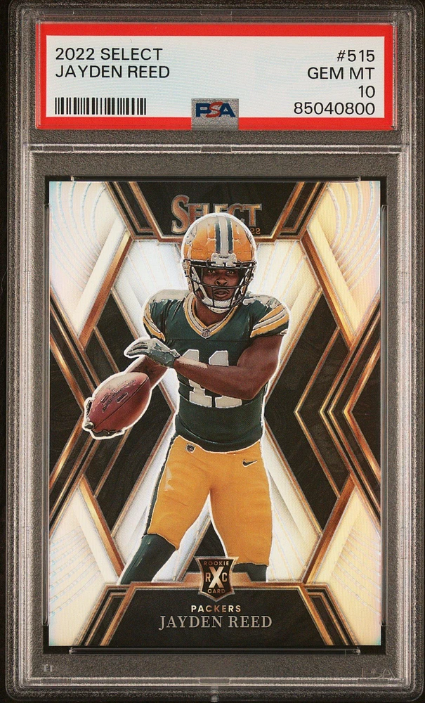 2022 Panini Select 515 Jayden Reed PSA 10