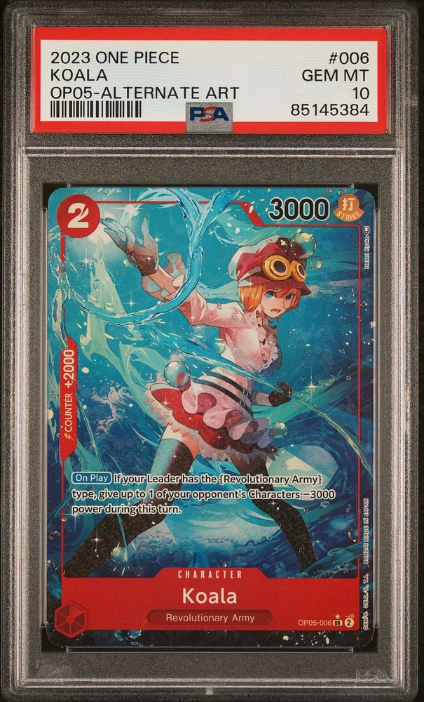 2023 One Piece Awakening Of The New Era 006 Koala Alternate Art PSA 10