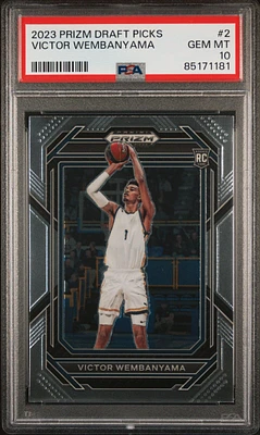 2023 Panini Prizm Draft Picks 2 Victor Wembanyama PSA