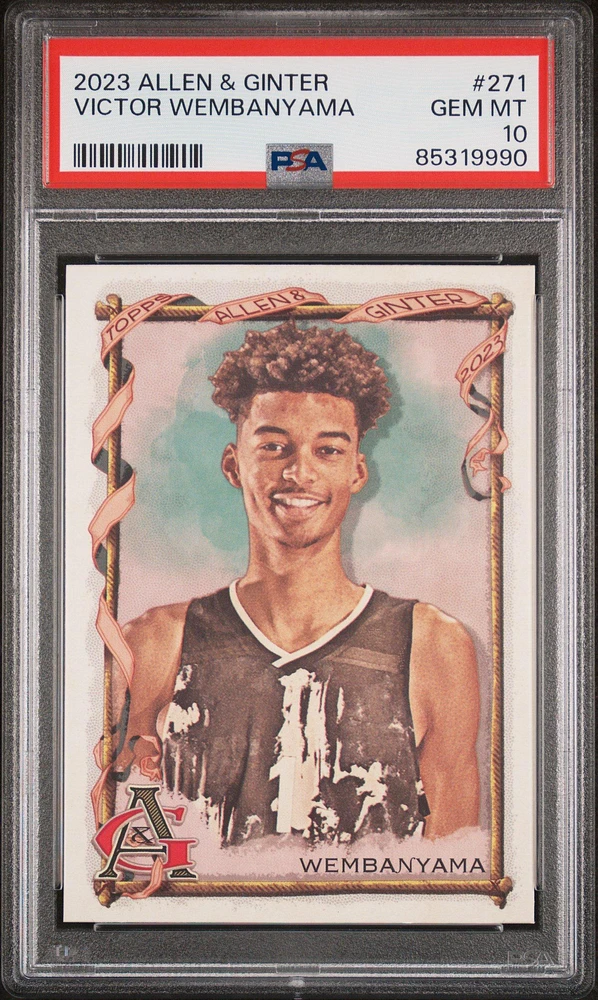 2023 Topps Allen & Ginter 271 Victor Wembanyama PSA 10