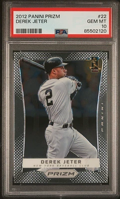 2012 Panini Prizm 22 Derek Jeter PSA 10