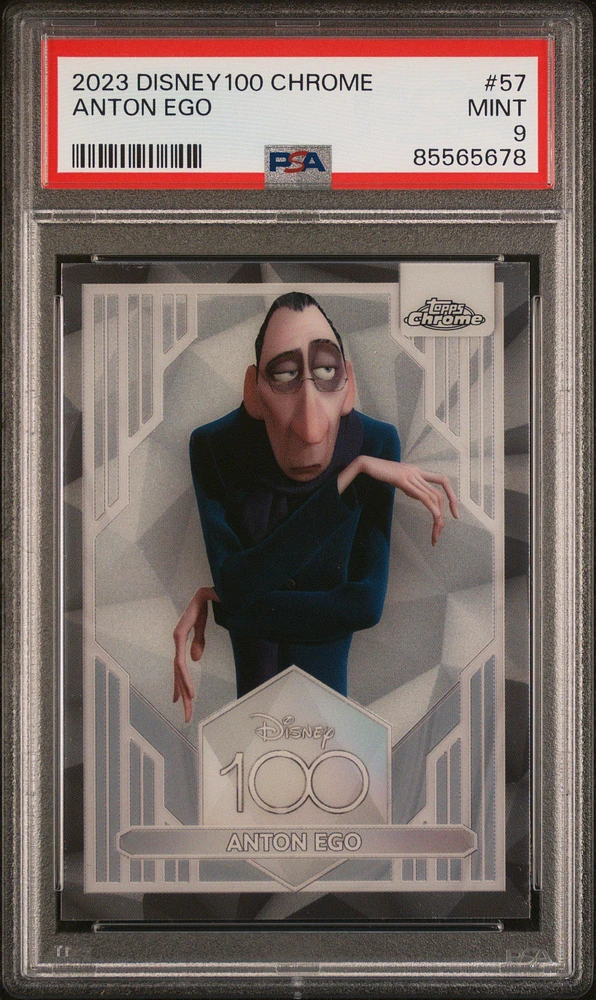 2023 Topps Chrome Disney100 57 Anton Ego PSA 9