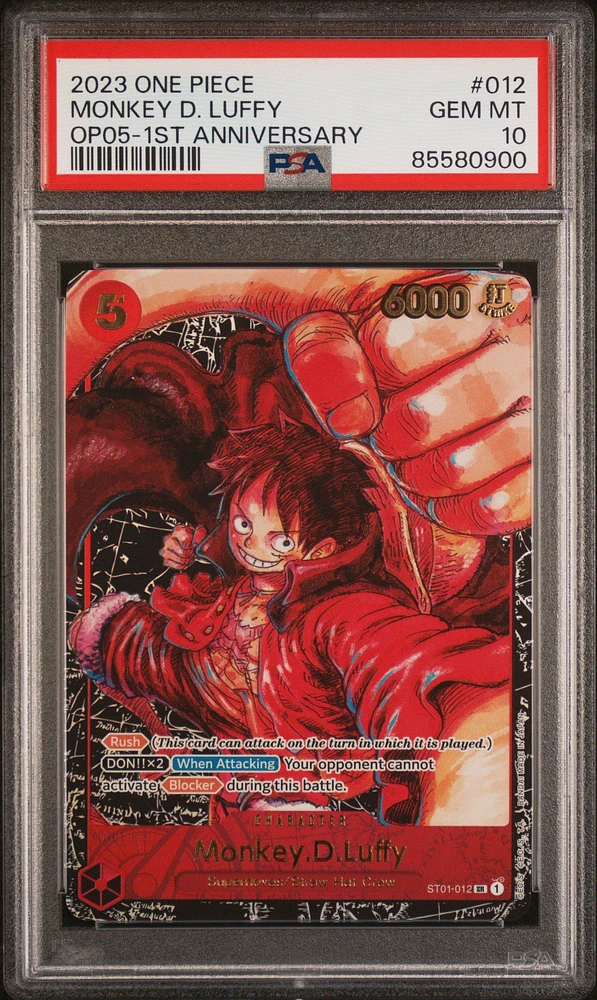 2023 One Piece Awakening Of The New Era 012 Monkey D. Luffy PSA 10