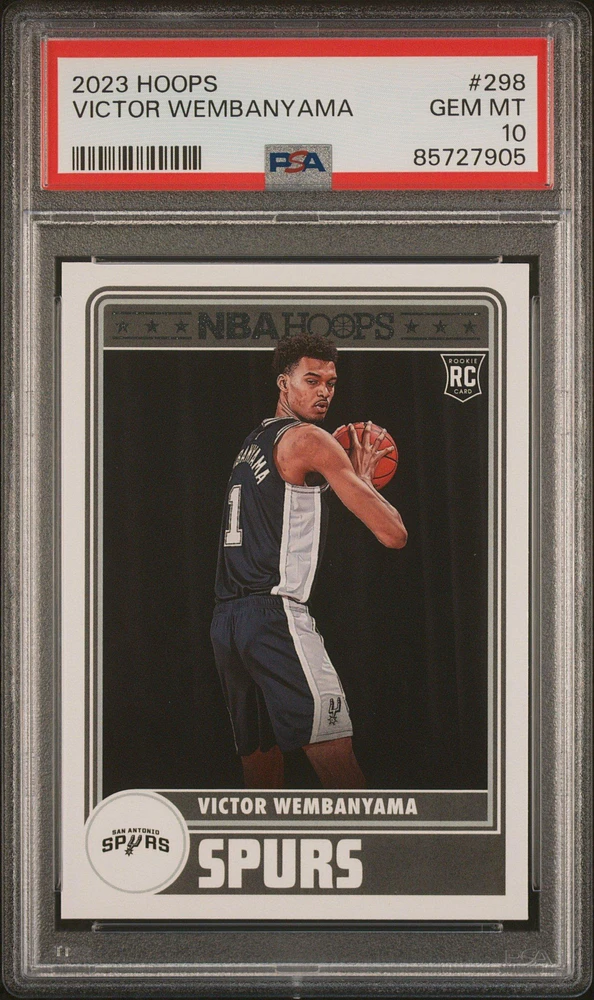 2023 Panini Nba Hoops 298 Victor Wembanyama PSA