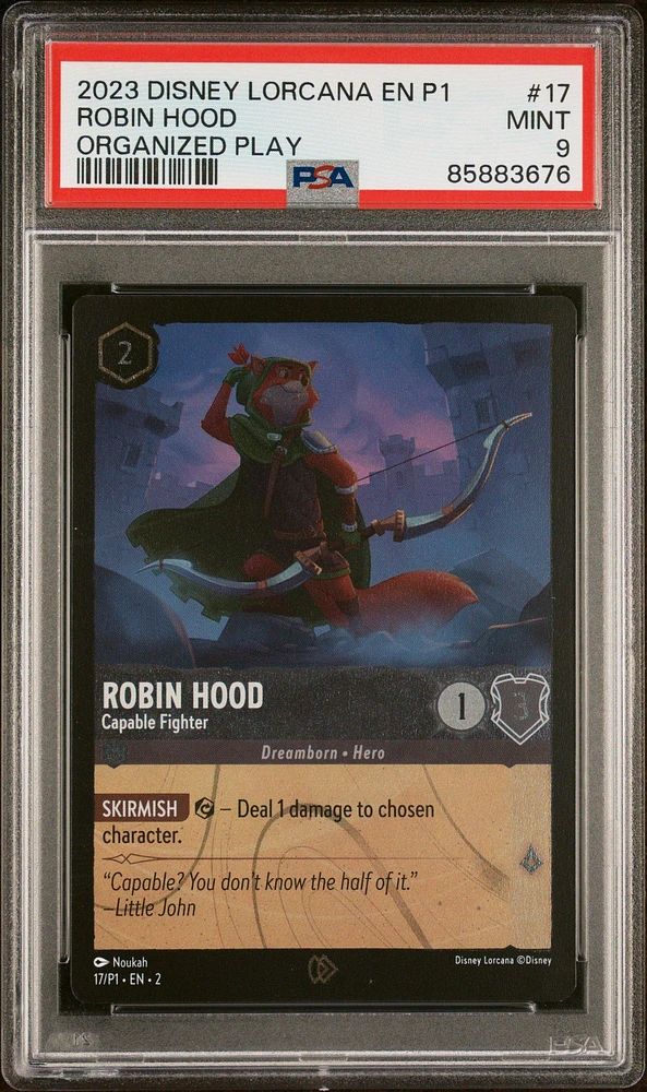 2023 Disney Lorcana En P1-promo 17 Robin Hood