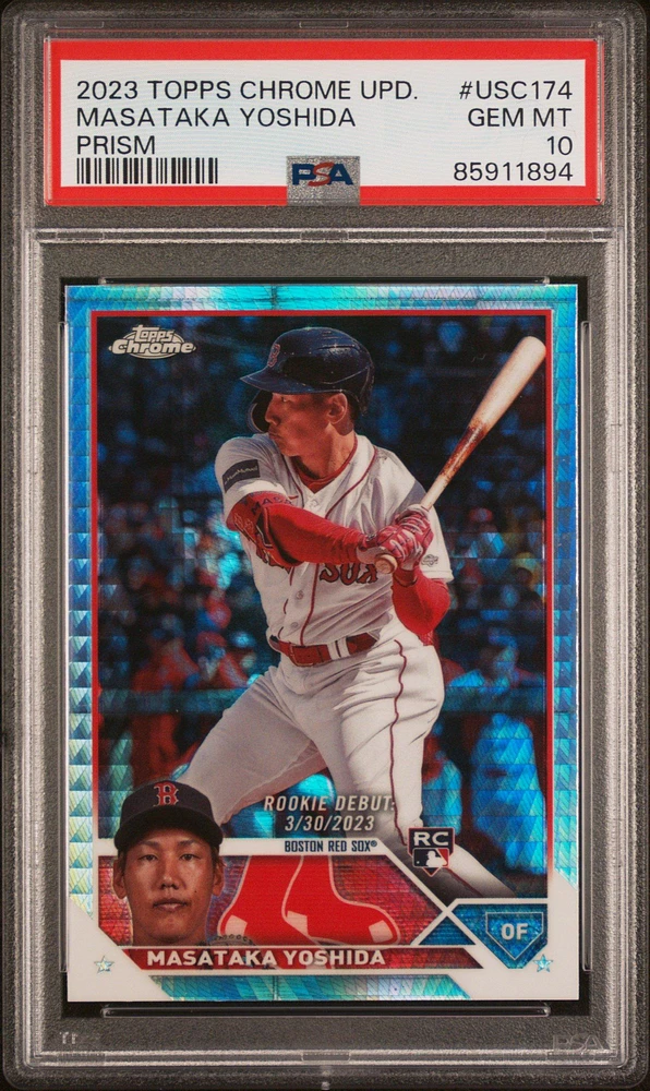 2023 Topps Chrome Update Usc174 Masataka Yoshida PSA 10
