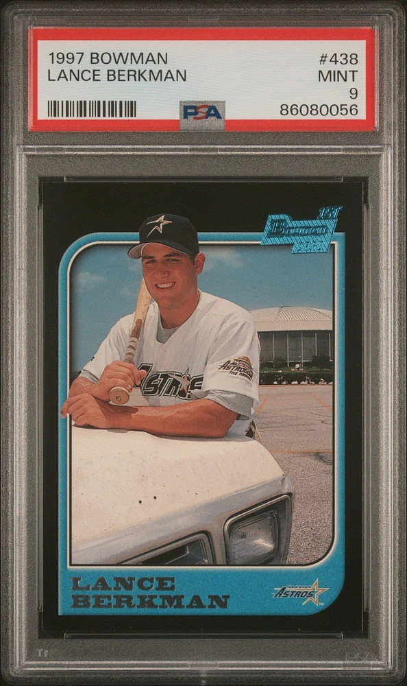1997 Bowman 438 Lance Berkman PSA 9