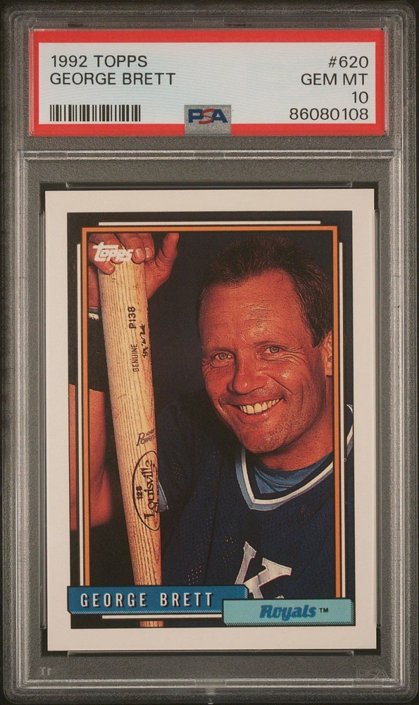1992 Topps 620 George Brett PSA 10