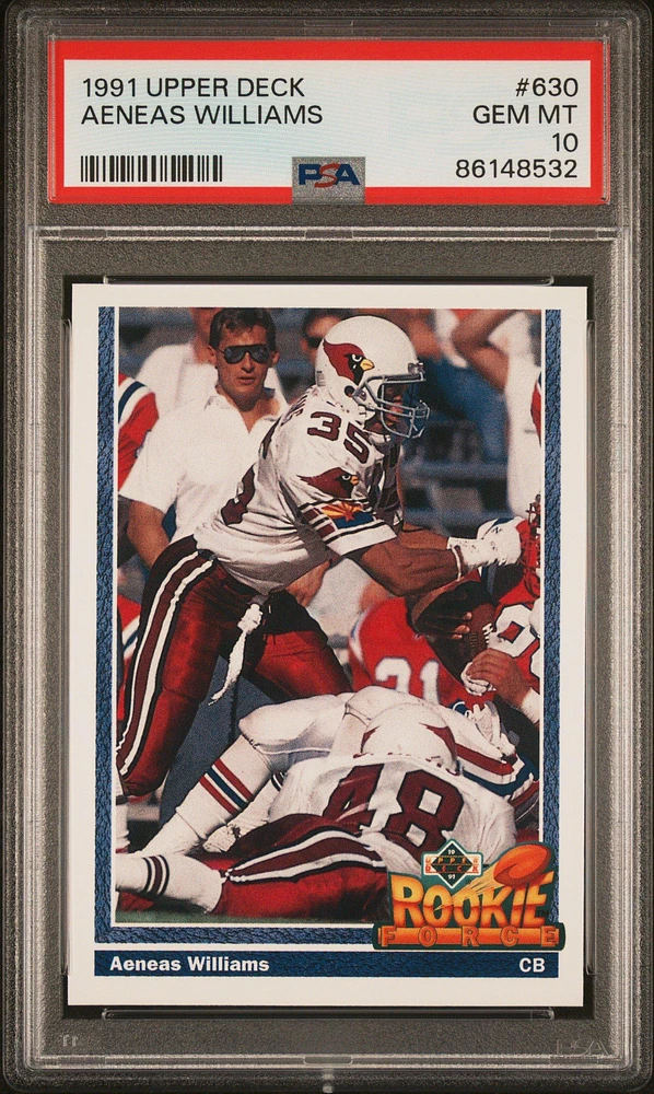 1991 Upper Deck 630 Aeneas Williams PSA 10