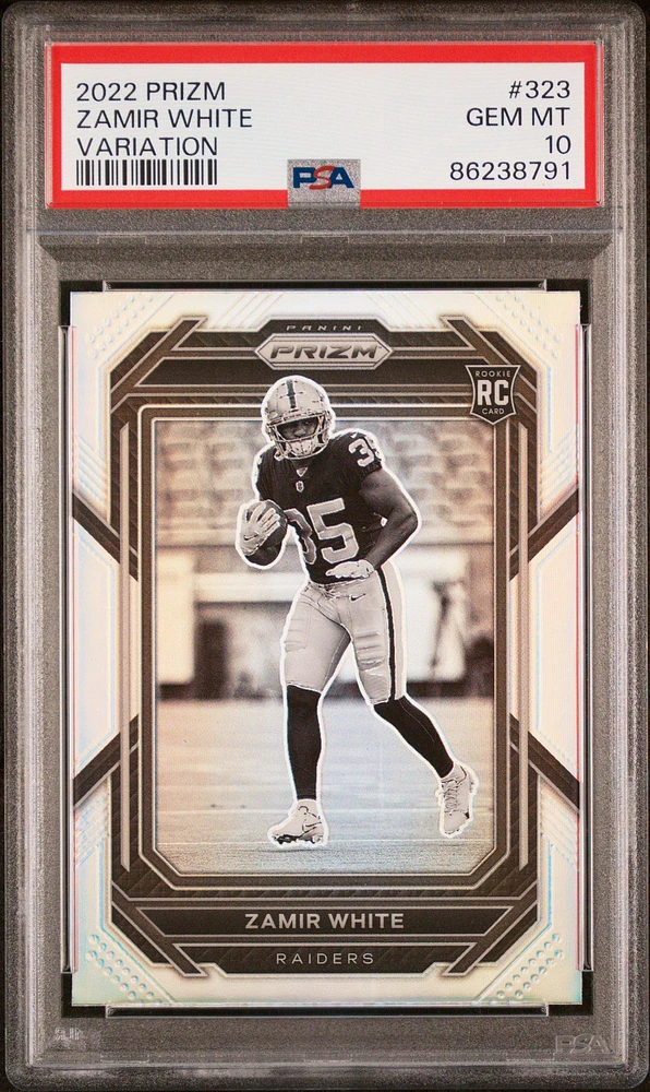 2022 Panini Prizm 323 Zamir White Variation PSA 10