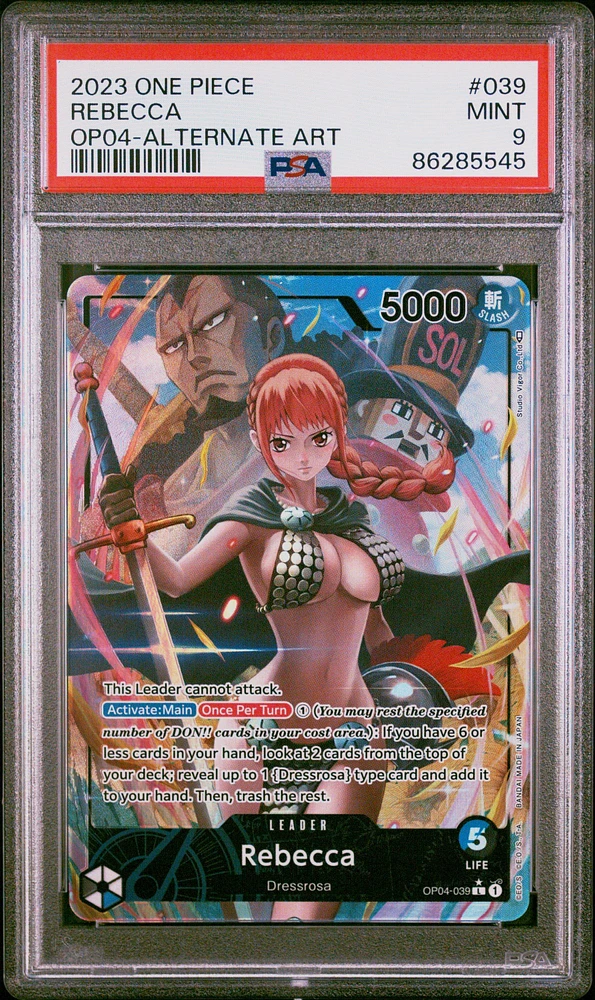 2023 One Piece Kingdoms Of Intrigue 039 Rebecca PSA 9