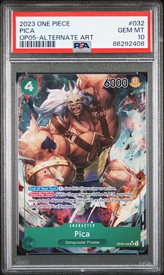 2023 One Piece Awakening Of The New Era 032 Pica Alternate Art PSA 10