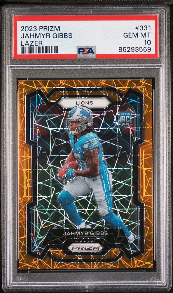 2023 Panini Prizm 331 Jahmyr Gibbs PSA 10
