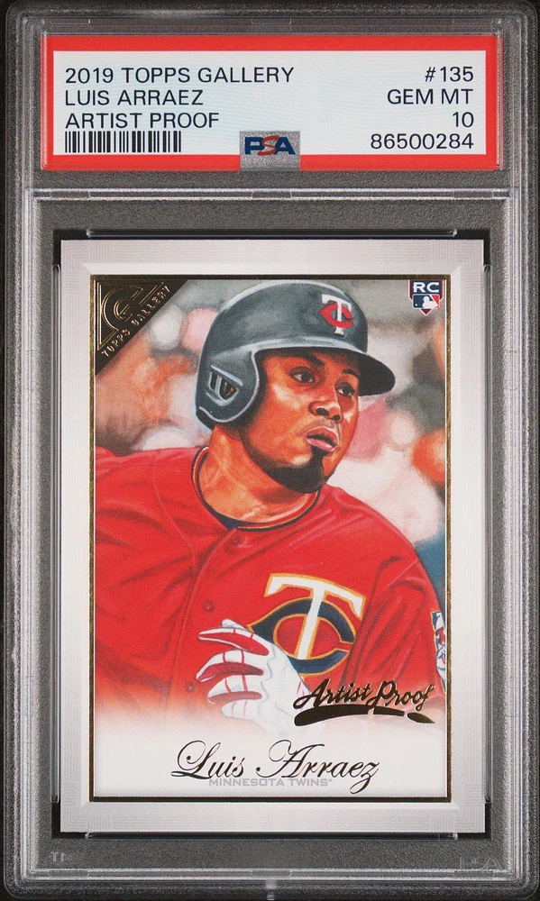 2019 Topps Gallery 135 Luis Arraez Artist Proof PSA 10