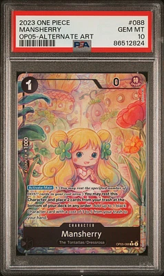 2023 One Piece Awakening Of The New Era 088 Mansherry Alternate Art PSA 10