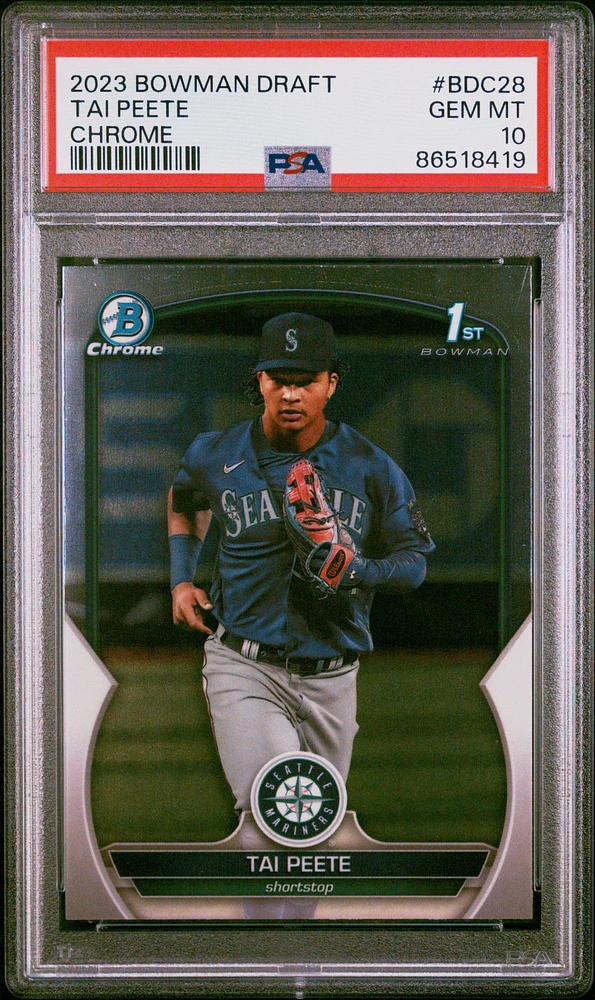 2023 Bowman Draft Bdc28 Tai Peete PSA 10