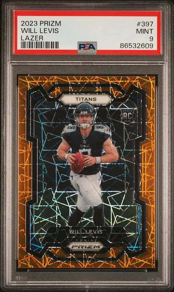 2023 Panini Prizm 397 Will Levis Lazer Prizm PSA