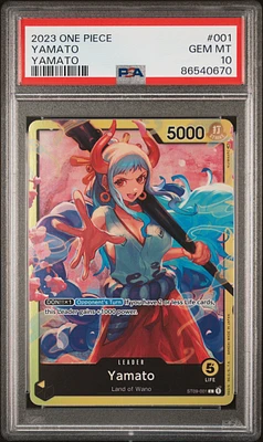 2023 One Piece Starter Deck-yamato 001 Yamato PSA 10