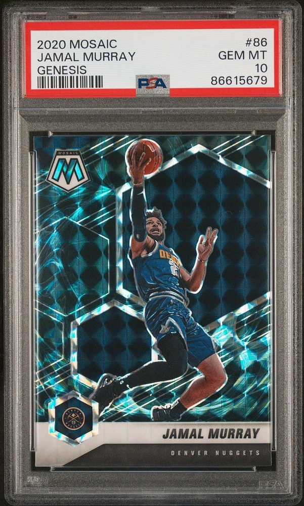 2020 Panini Mosaic 86 Jamal Murray Genesis PSA 10