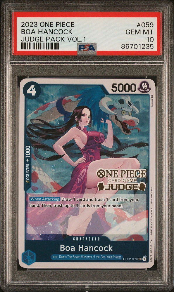 2023 One Piece Judge Pack Volume 1 059 Boa Hancock PSA 10