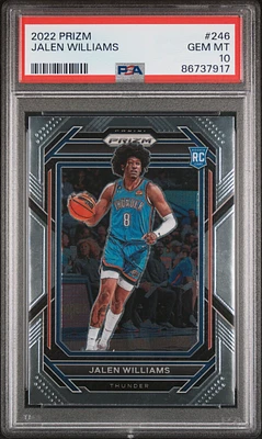 2022 Panini Prizm 246 Jalen Williams PSA 10