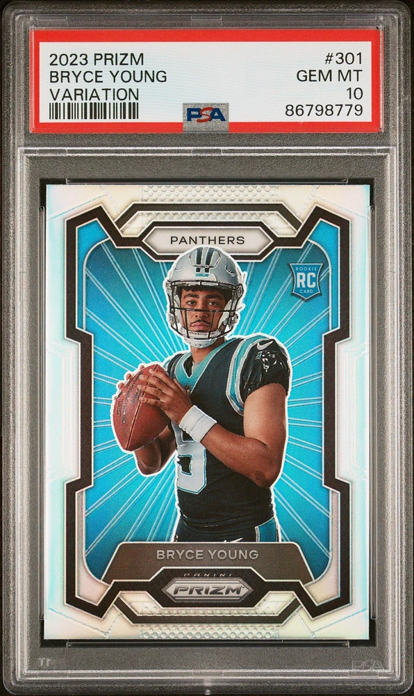 2023 Panini Prizm 301 Bryce Young Variation PSA 10