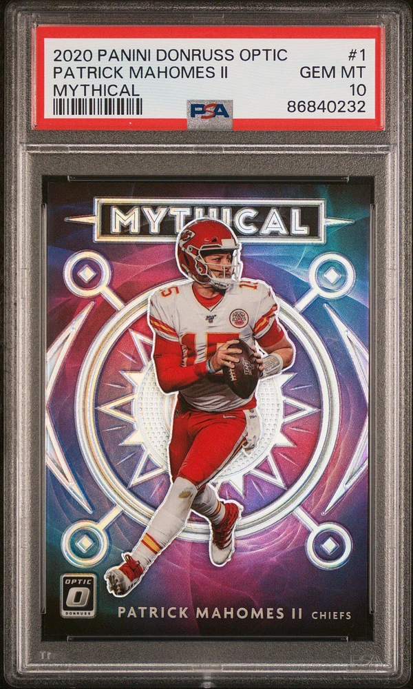 2020 Panini Donruss Optic Mythical 1 Patrick Mahomes Ii PSA