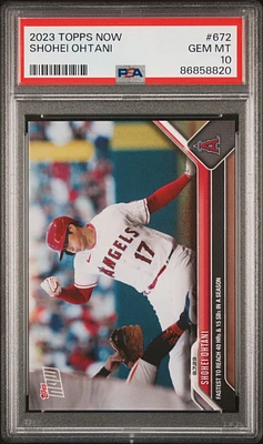 2023 Topps Now 672 Shohei Ohtani PSA 10