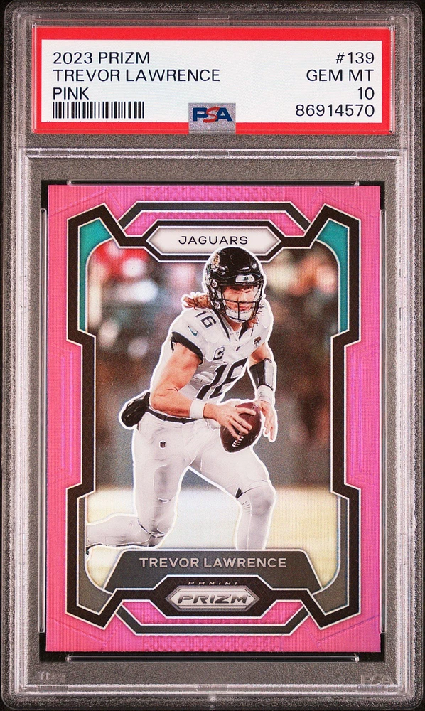 2023 Panini Prizm 139 Trevor Lawrence PSA 10