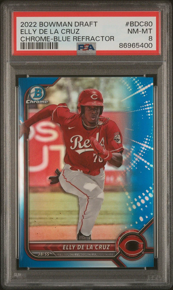 2022 Bowman Draft Bdc80 Elly De La Cruz PSA 8