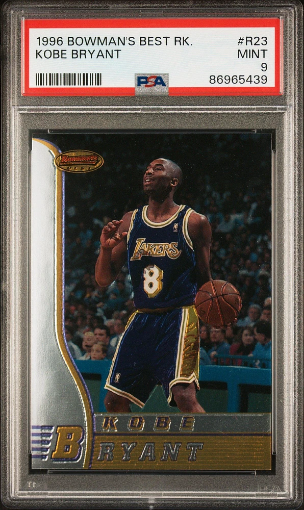 1996 Bowman's Best Rookie R23 Kobe Bryant PSA