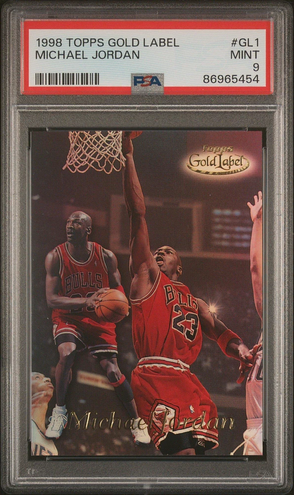 1998 Topps Gold Label Gl1 Michael Jordan PSA 9