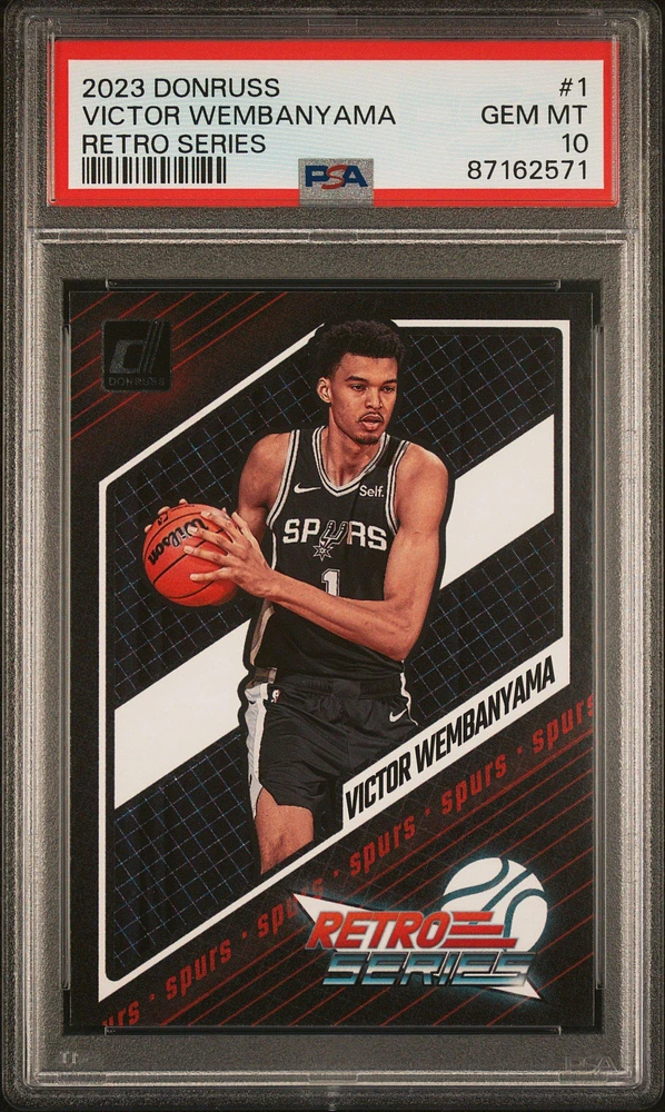 2023 Panini Donruss Retro Series 1 Victor Wembanyama PSA