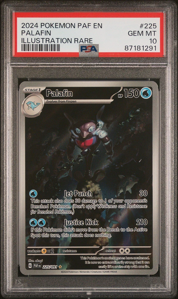 2024 Pokemon Paf En-paldean Fates 225 Palafin PSA