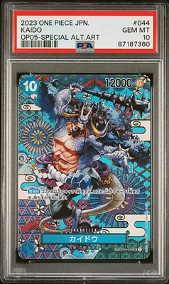 2023 One Piece Japanese Awakening Of The New Era 044 Kaido Special Alternate Art PSA 10
