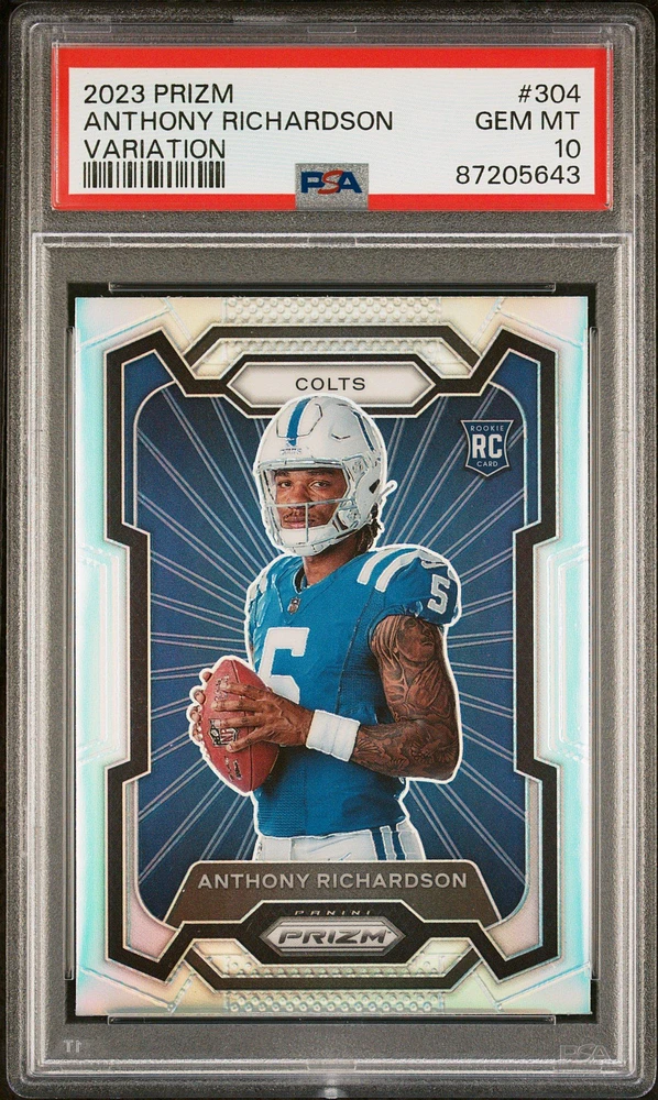 2023 Panini Prizm 304 Anthony Richardson Variation PSA