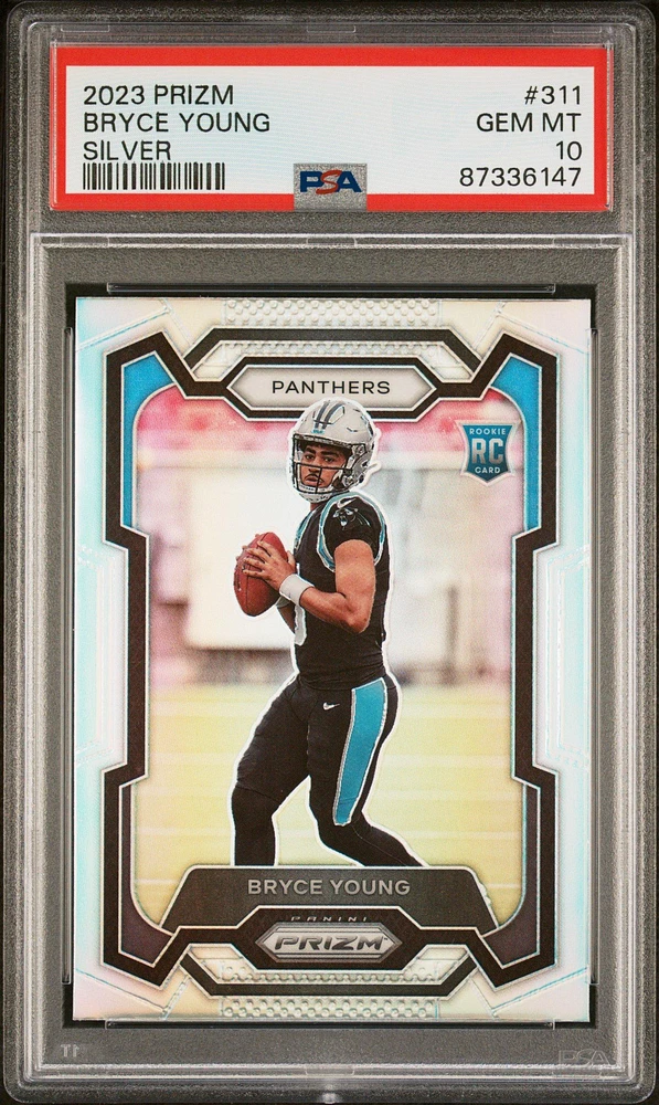 2023 Panini Prizm 311 Bryce Young Silver Prizm PSA
