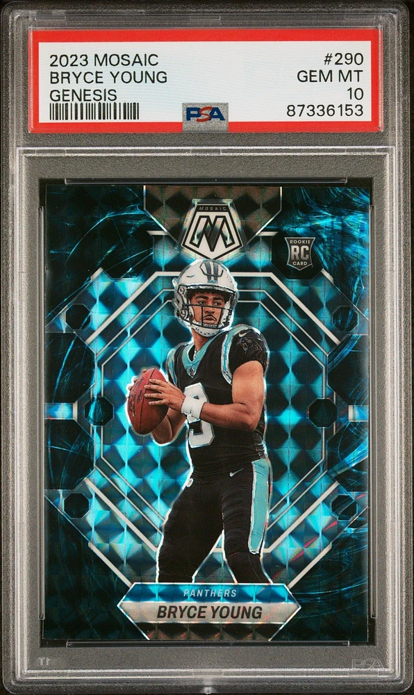 2023 Panini Mosaic 290 Bryce Young Genesis PSA 10