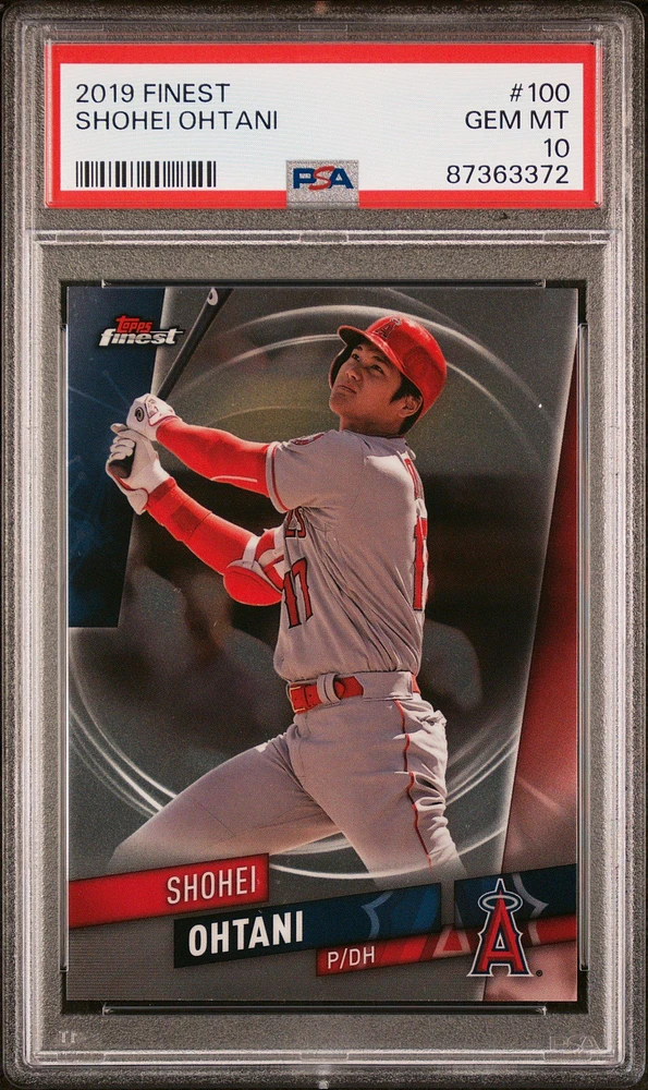 2019 Finest 100 Shohei Ohtani PSA 10