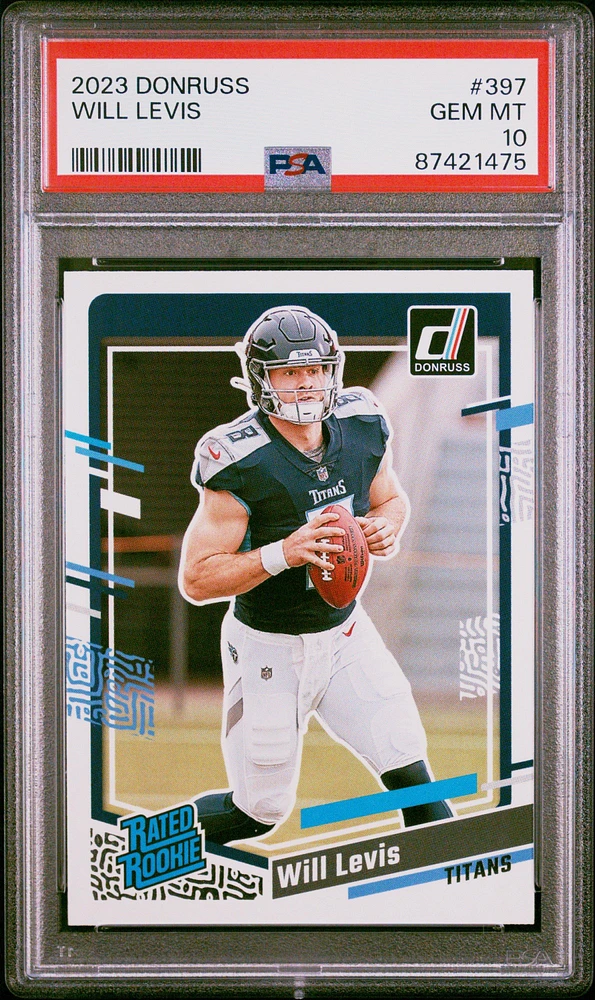 2023 Panini Donruss 397 Will Levis PSA 10
