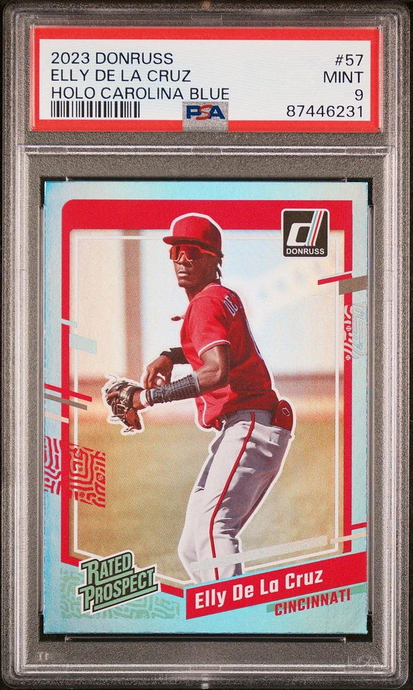 2023 Panini Donruss 57 Elly De La Cruz PSA