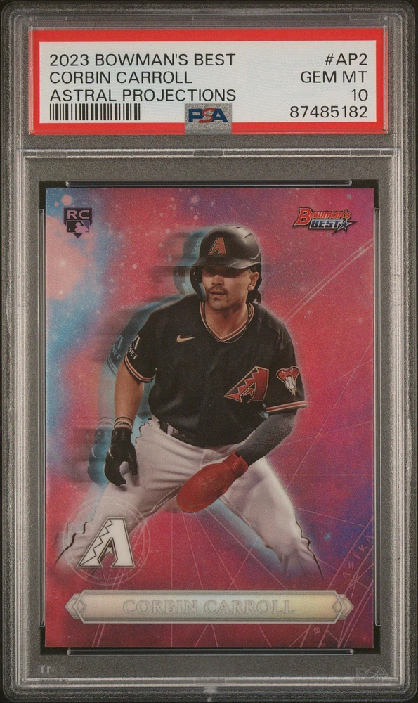 2023 Bowman's Best Astral Projections Ap2 Corbin Carroll PSA 10