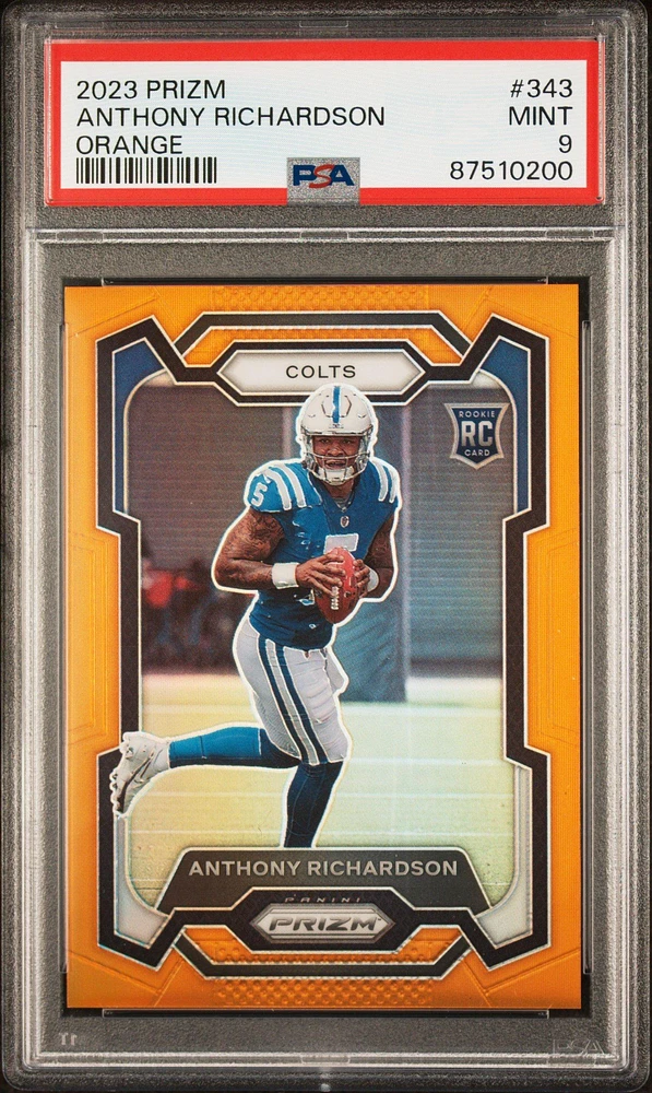 2023 Panini Prizm 343 Anthony Richardson Prizm PSA