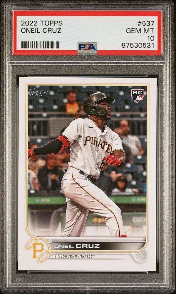 2022 Topps 537 Oneil Cruz PSA 10