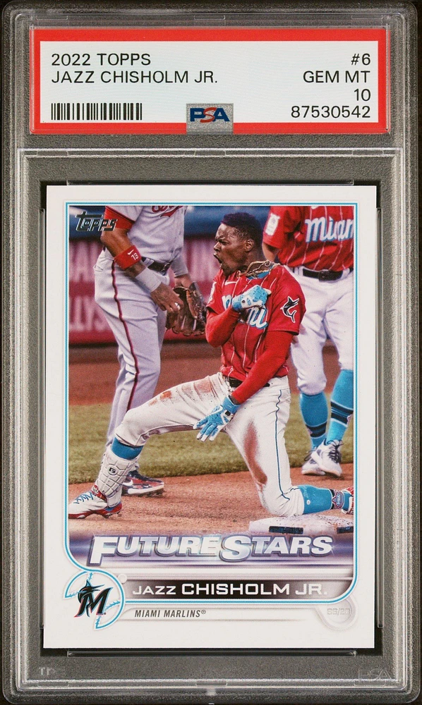 2022 Topps 6 Jazz Chisholm Jr. PSA 10